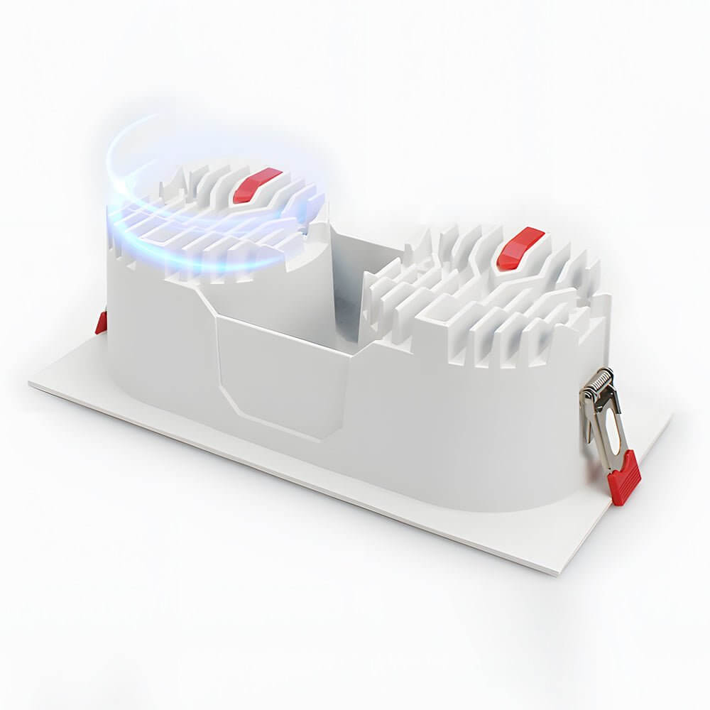 8.3-Inch Dual Head 10W LED Recessed Ceiling Downlight