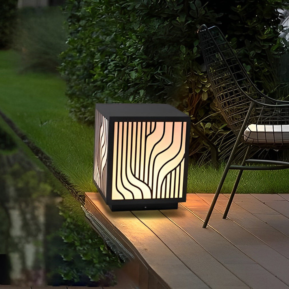 Square LED Outdoor Waterproof Fence Post Lights