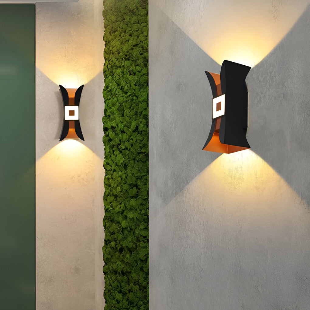 Creative LED Up and Down Outdoor Wall Washer Sconce Waterproof