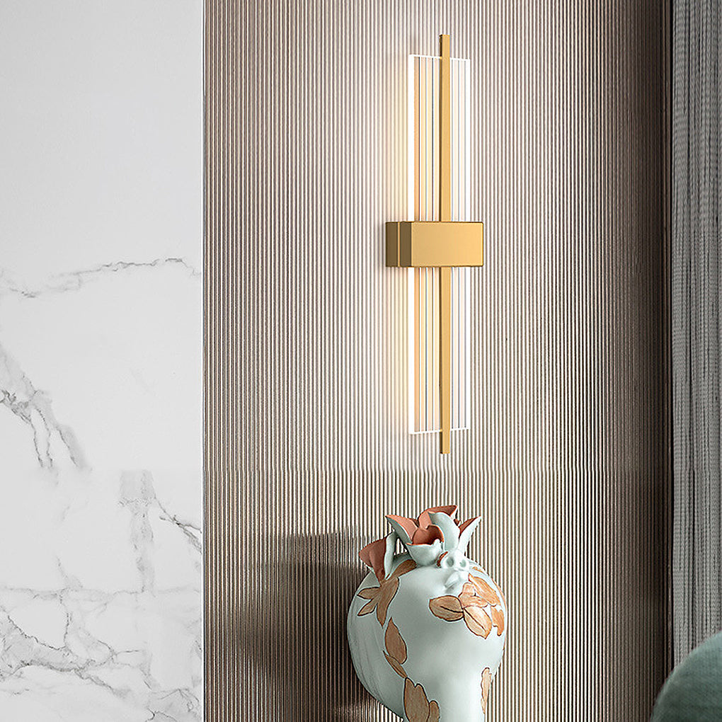 Creative Rectangle Warm Light Postmodern Wall Lamp