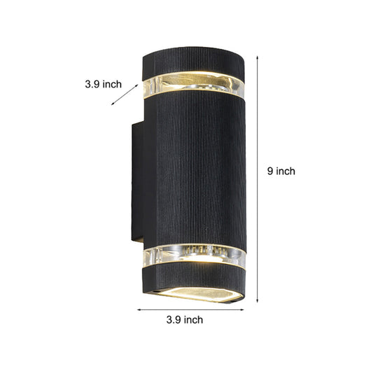 Waterproof LED Up and Down Lights Outdoor Wall Sconce Lighting