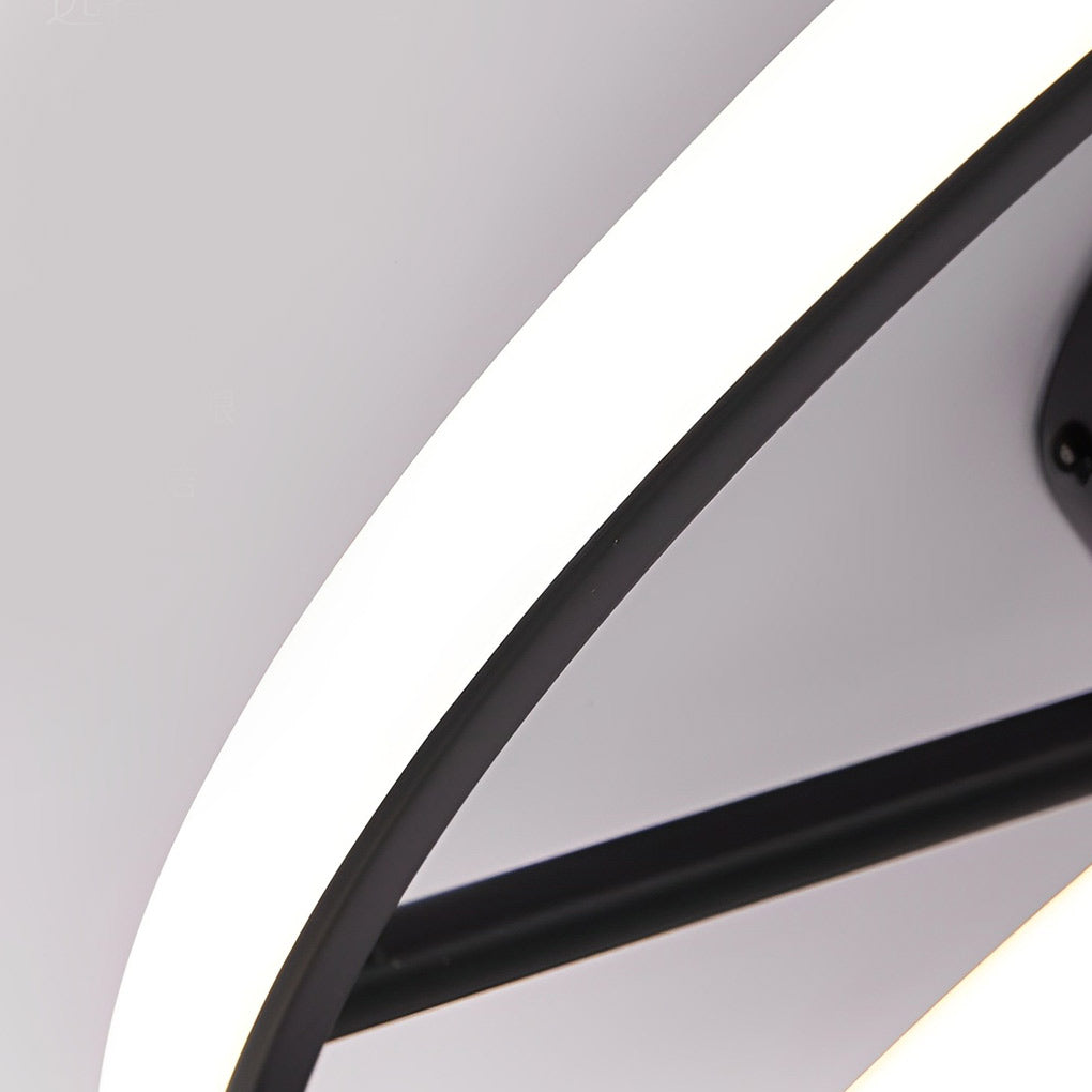 Nordic Bladeless Ceiling Fan with 3-Step Dimmable LED and Remote Control