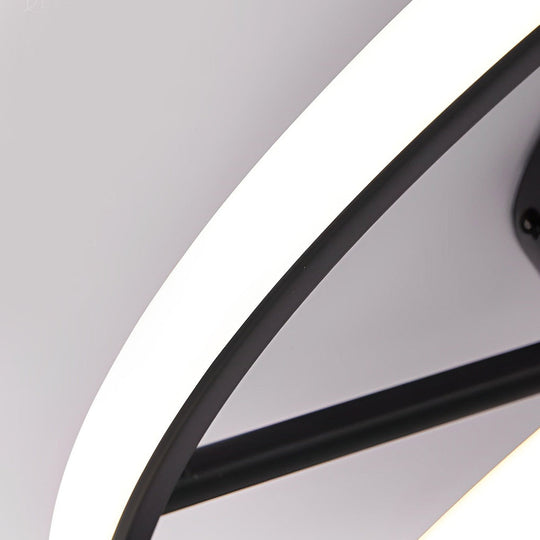 Nordic Bladeless Ceiling Fan with 3-Step Dimmable LED and Remote Control