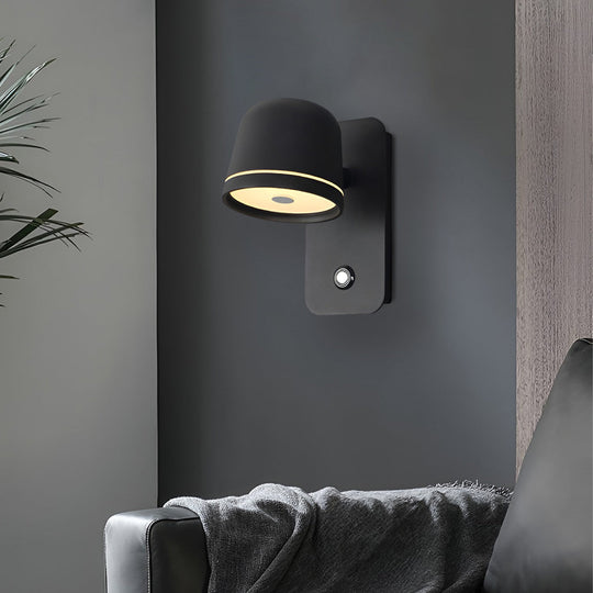 Adjustable Round Stepless Dimming LED Nordic Wall Lamp