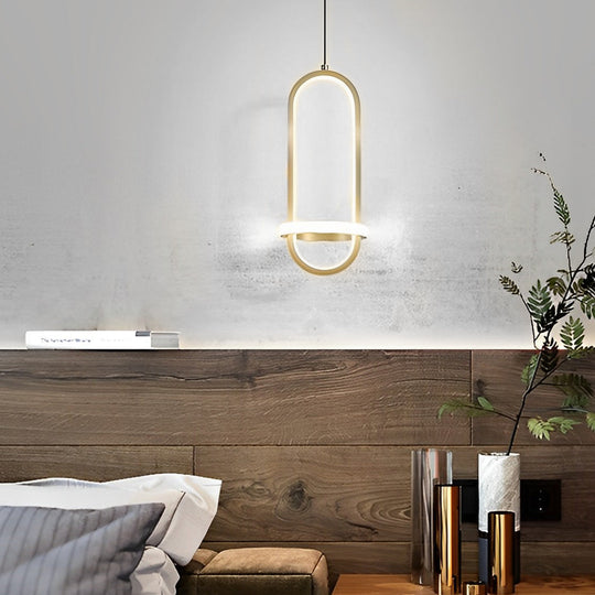 Round Creative Three-Step Dimming LED Nordic Chandelier Pendant Light