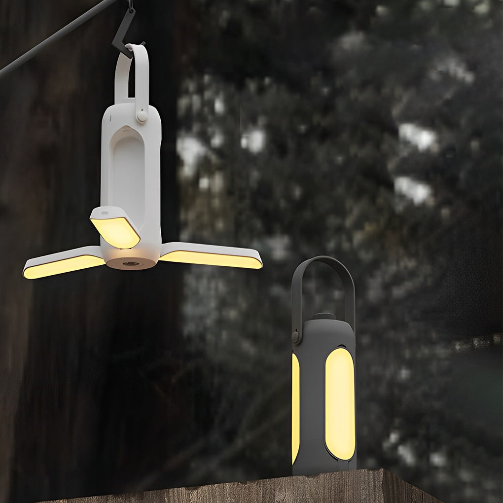 Adjustable Cover USB Rechargeable Dimmable LED Camping Lamp