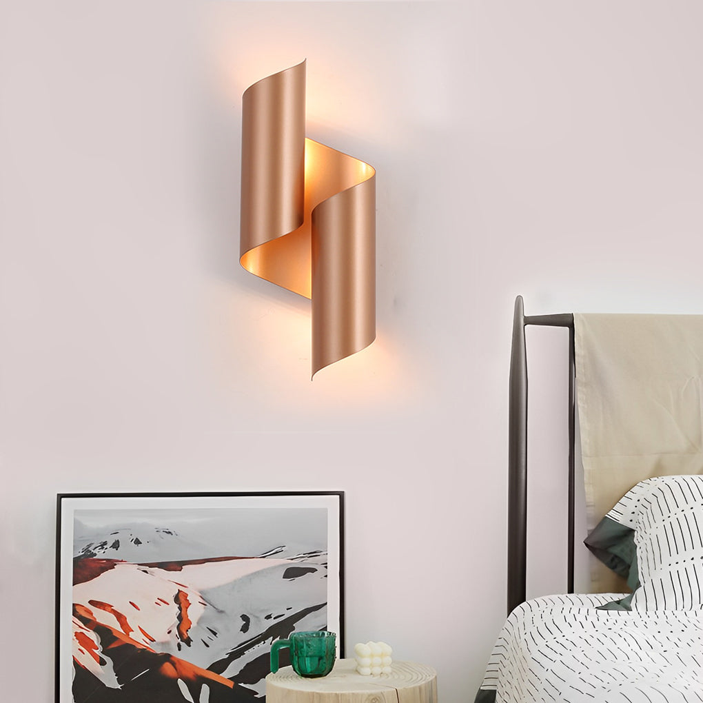 2pcs Symmetrical Up and Down Modern Wall Lamp
