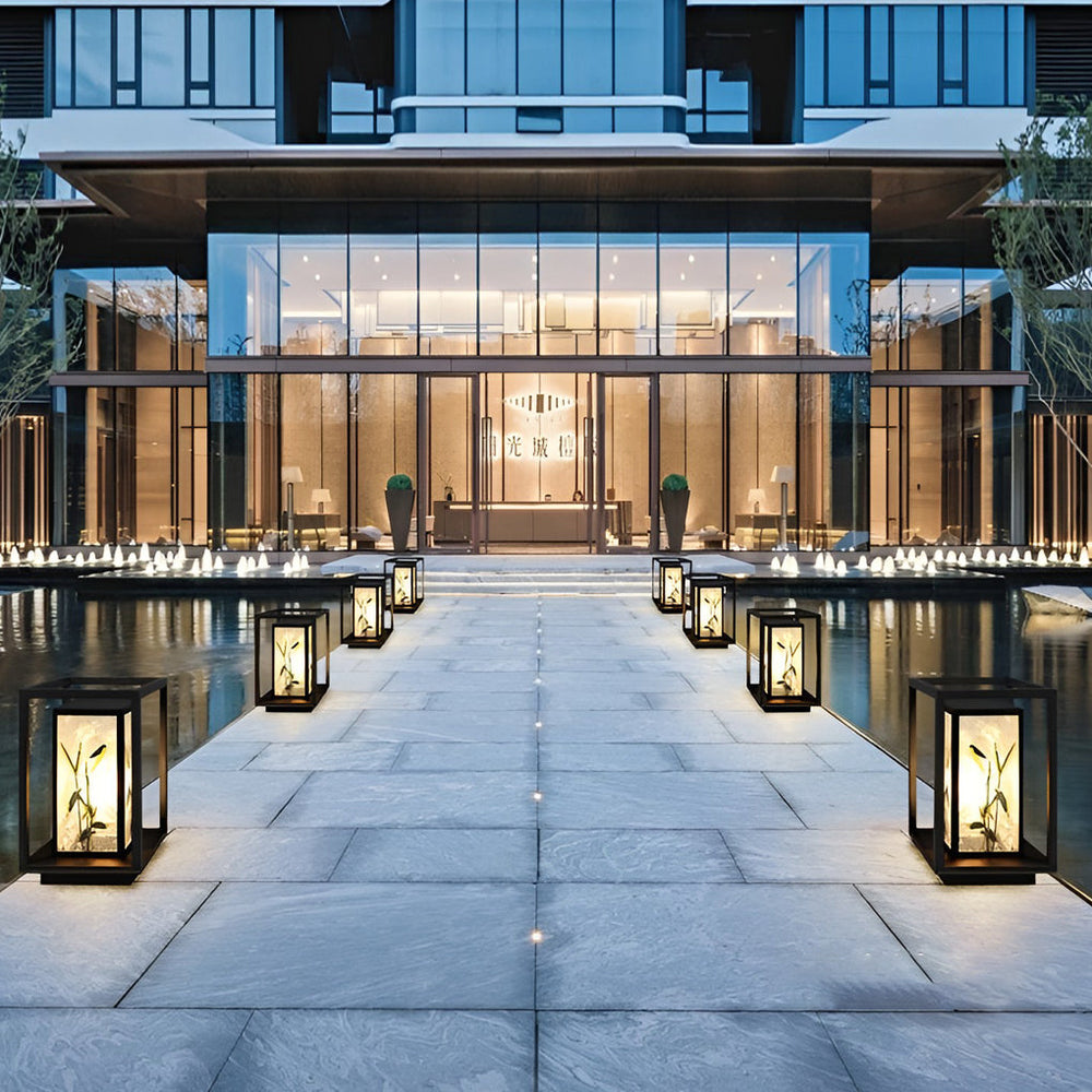 Artistic Solar LED Pathway Light with Pattern