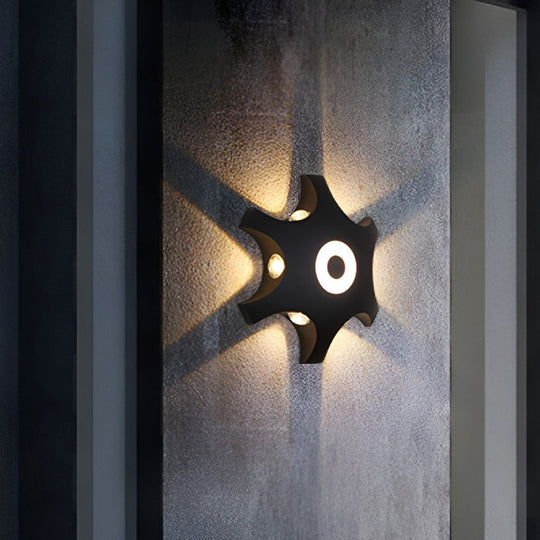 Flower Shaped LED Waterproof Nordic Wall Sconce