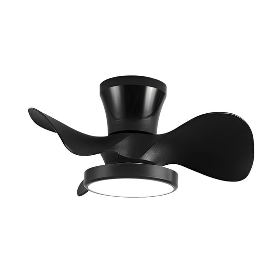 3-Blade Mute LED Dimmable Nordic Ceiling Fan with Remote