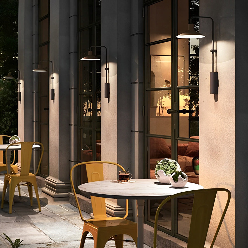 Waterproof LED Outdoor Swing Arm Wall Sconce