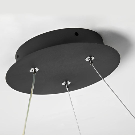 Creative Circles Stepless Dimming LED Nordic Chandelier Pendant Light