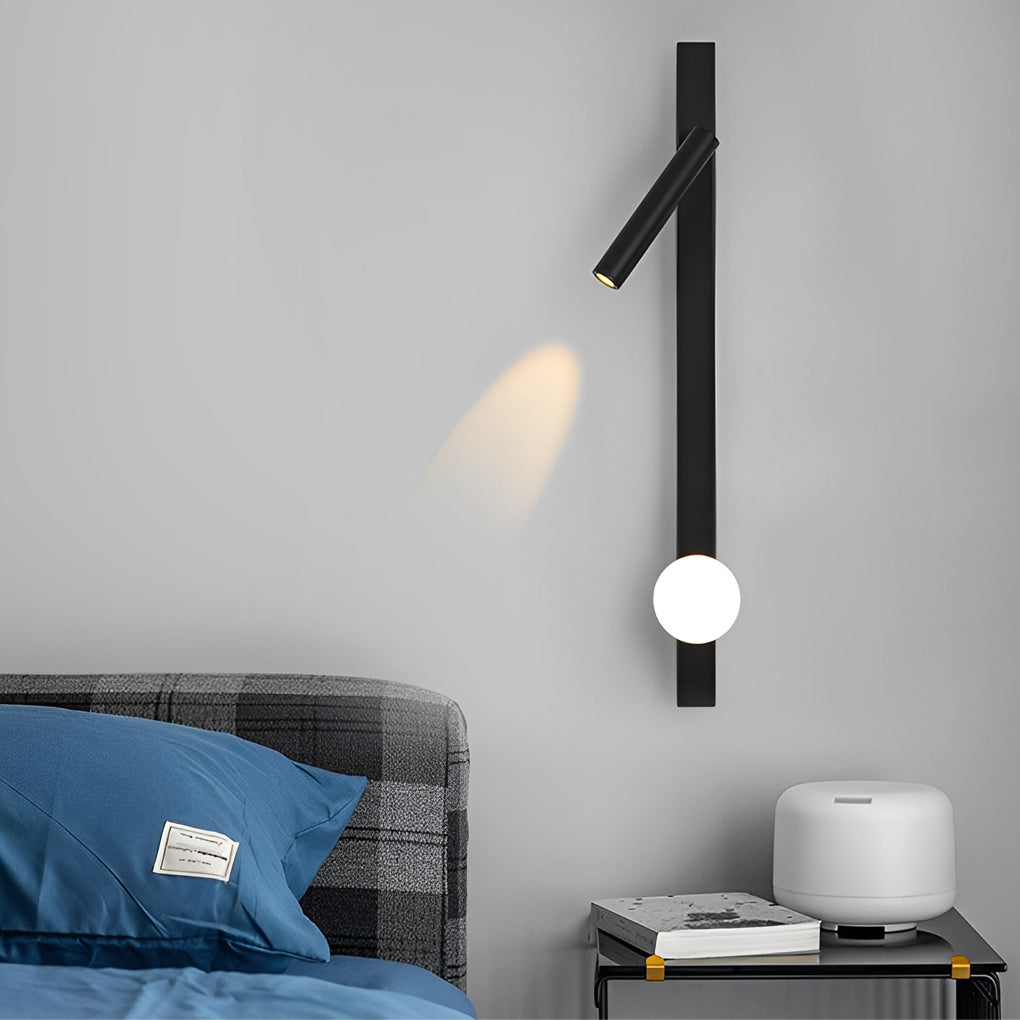 Adjustable Minimalist Electroplated LED Wall Lamp