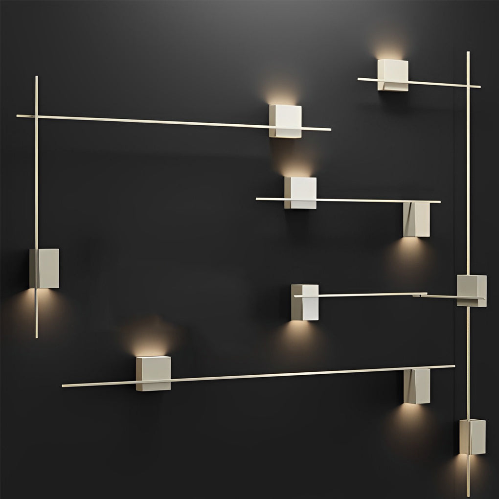 Square Strip Three Step Dimming Nordic LED Wall Lamp
