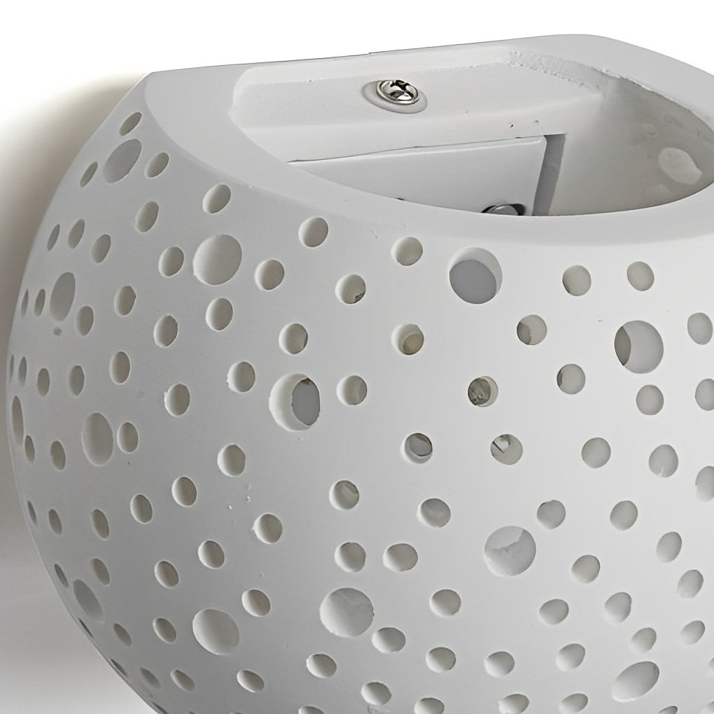Round Hollow LED Up and Down Modern Wall Lamp