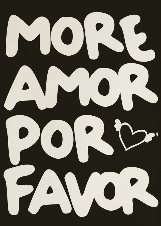 Ciao Minimal Typographic Canvas Wall Art Print