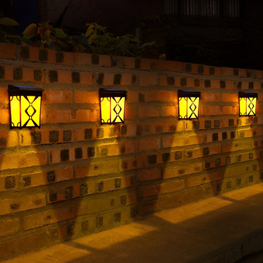 Solar LED RGB Motion Sensor Outdoor Waterproof Wall Lights