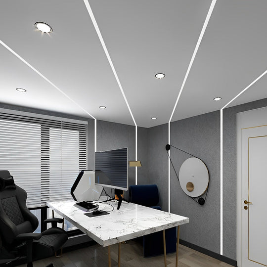 Mini Recessed Invisible LED Strip Cabinet Lights (Set of 4)