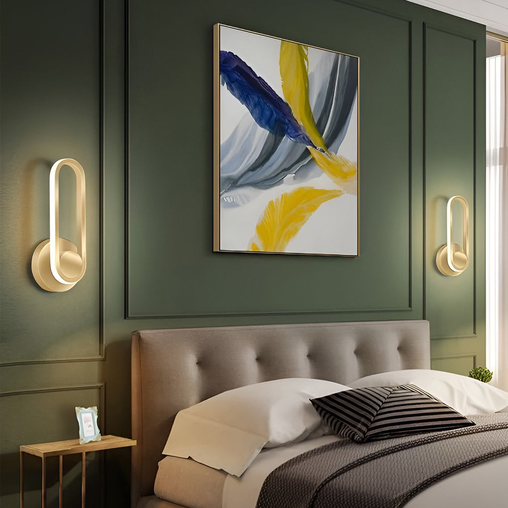 330° Rotatable Rounded Rectangular LED Nordic Wall Lamp