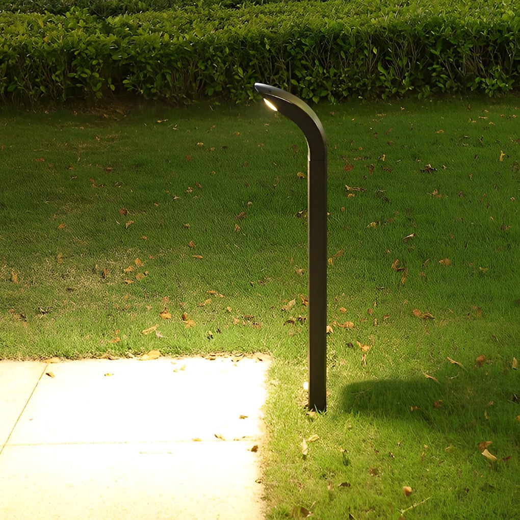 Curved Head COB LED Pathway Light