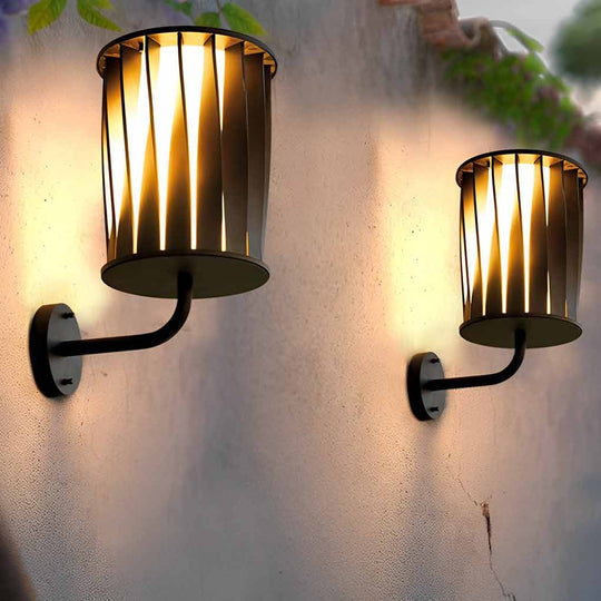 Creative Twisted Modern Outdoor Waterproof Wall Lamp