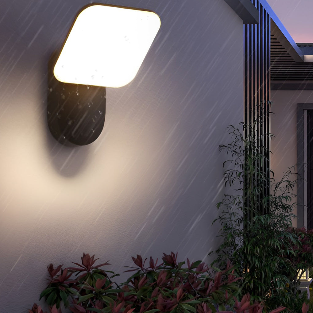 Square LED 12W Outdoor Waterproof Wall Sconce