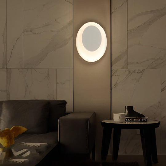 Oval Waterproof Modern LED Decorative Wall Lamp