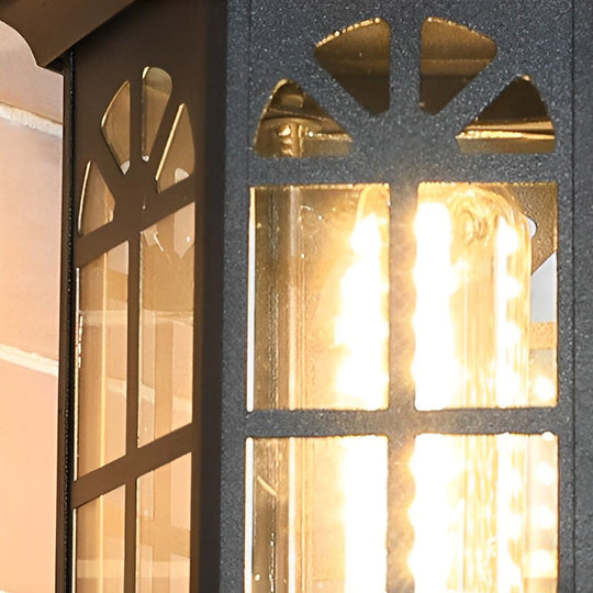 European Style Waterproof LED Glass Outdoor Wall Lamp