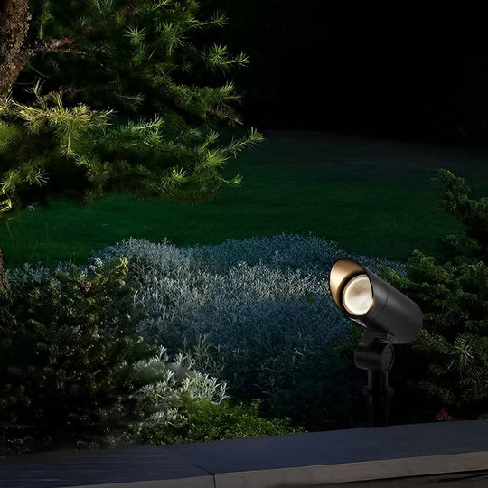 Waterproof Black Modern LED Outdoor Spotlights Lawn Garden Lamp