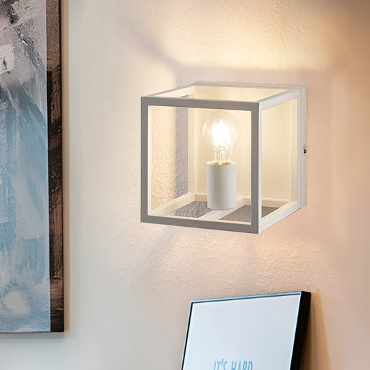 Square Frame Decorative Modern Wall Sconce Lighting