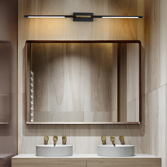 Black & Gold Linear LED Bathroom Vanity Light Bar