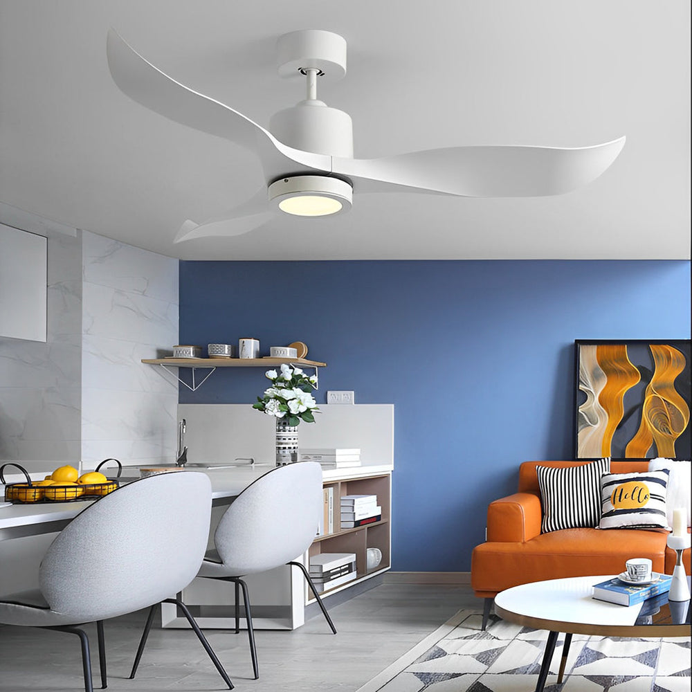 3-Blade Intelligent LED Nordic Ceiling Fan with Remote Control
