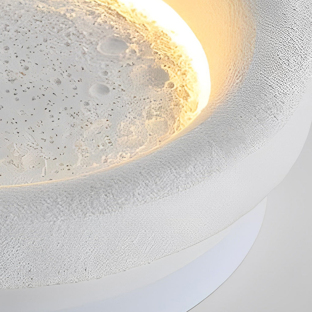 Resin Moon Shape Nordic LED Wall Lamp