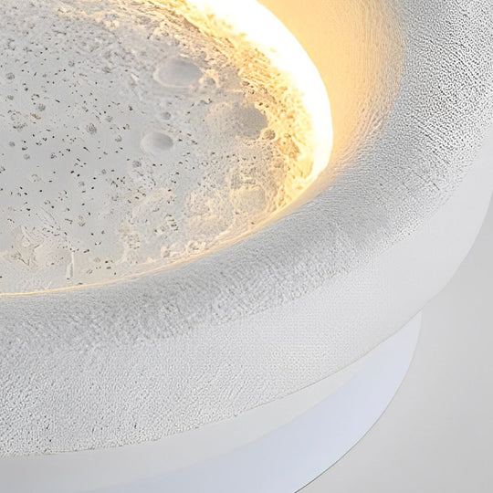 Resin Moon Shape Nordic LED Wall Lamp