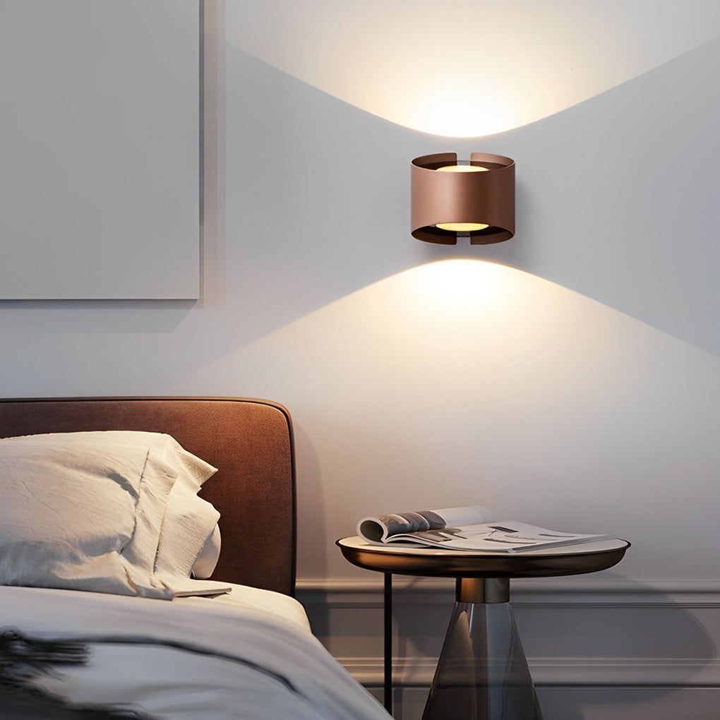 Round Creative Up and Down LED Decorative Wall Sconce