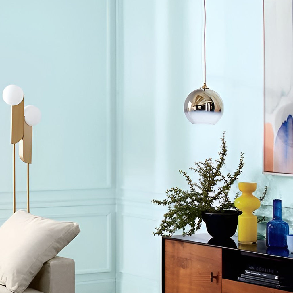 Globe – Modern Glass LED Pendant Light for Kitchen and Dining Room