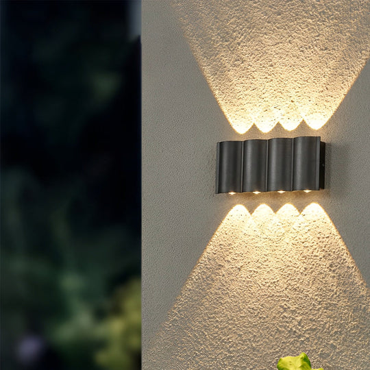 Creative Wave Up and Down LED Waterproof Modern Wall Washer Light