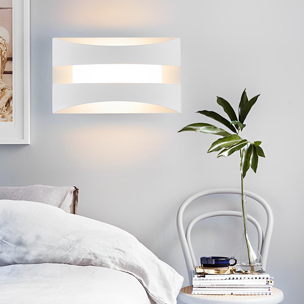 Rectangular Minimalist Nordic LED Bedside Wall Lamp