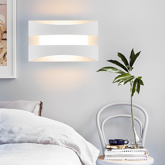 Rectangular Minimalist Nordic LED Bedside Wall Lamp