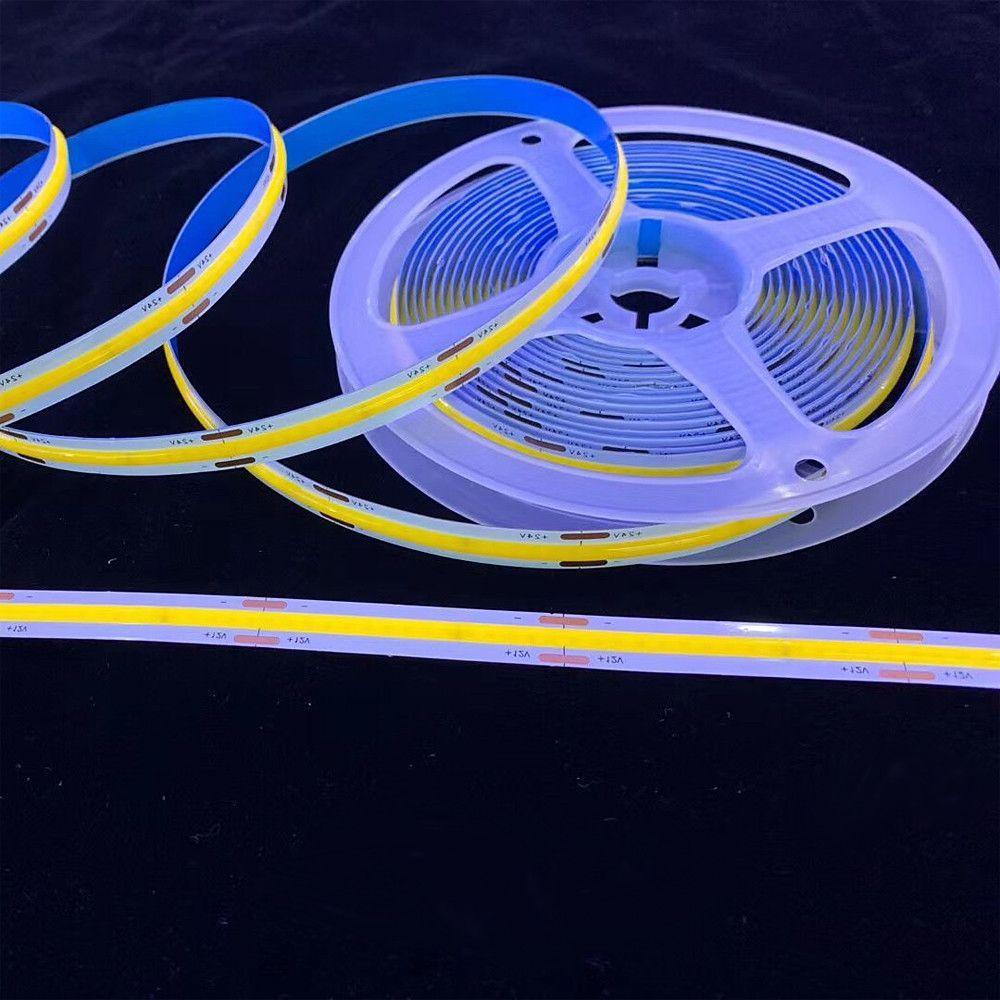 Flexible COB LED Strip Lights Waterproof Spotless Design