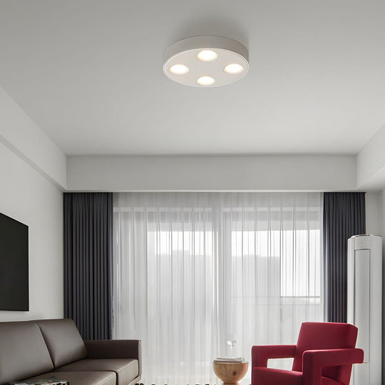9.1-Inch Peg 4-Light LED Flush Mount Ceiling Light