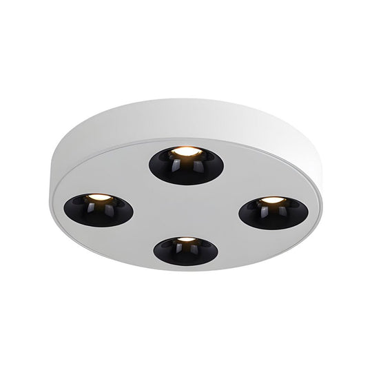 9.1-Inch Peg 4-Light LED Flush Mount Ceiling Light