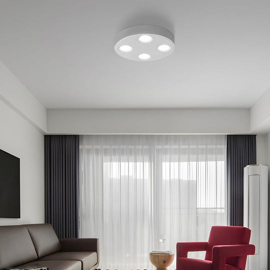 9.1-Inch Peg 4-Light LED Flush Mount Ceiling Light