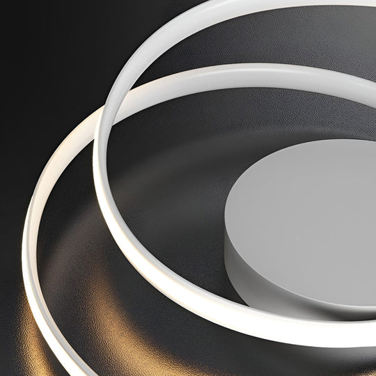 Circular Stepless Dimming LED Modern Ceiling Light Flush Mount