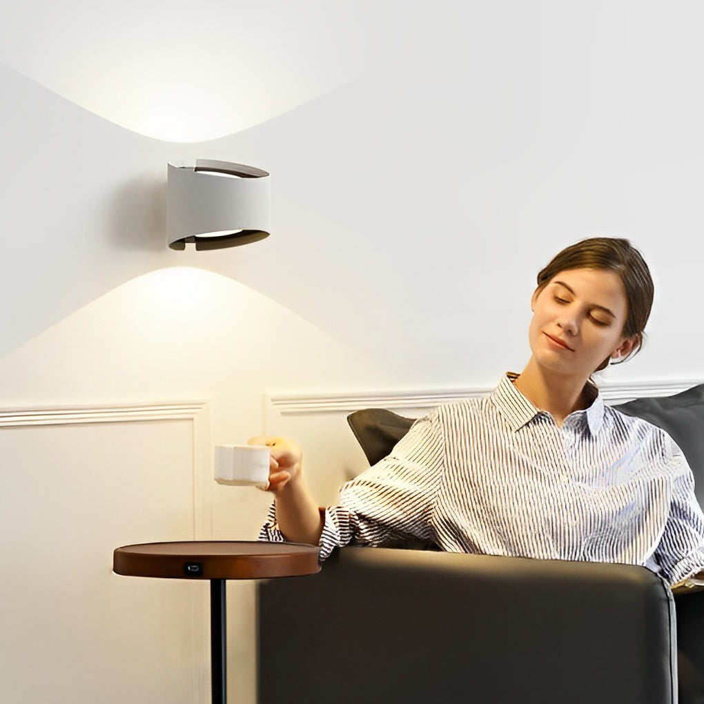 Round Creative Up and Down LED Decorative Wall Sconce