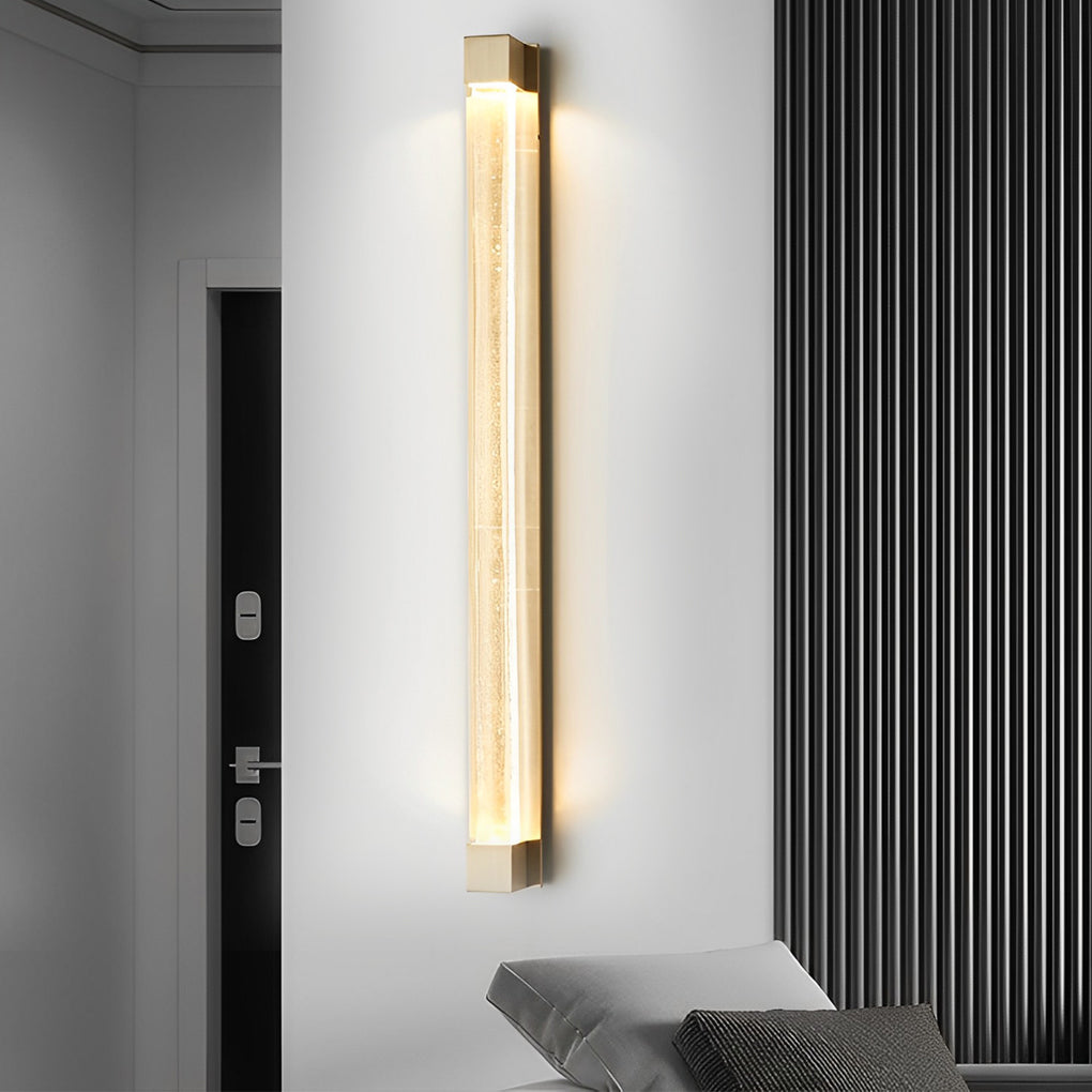 Minimalist Crystal Strip Postmodern LED Wall Lamp