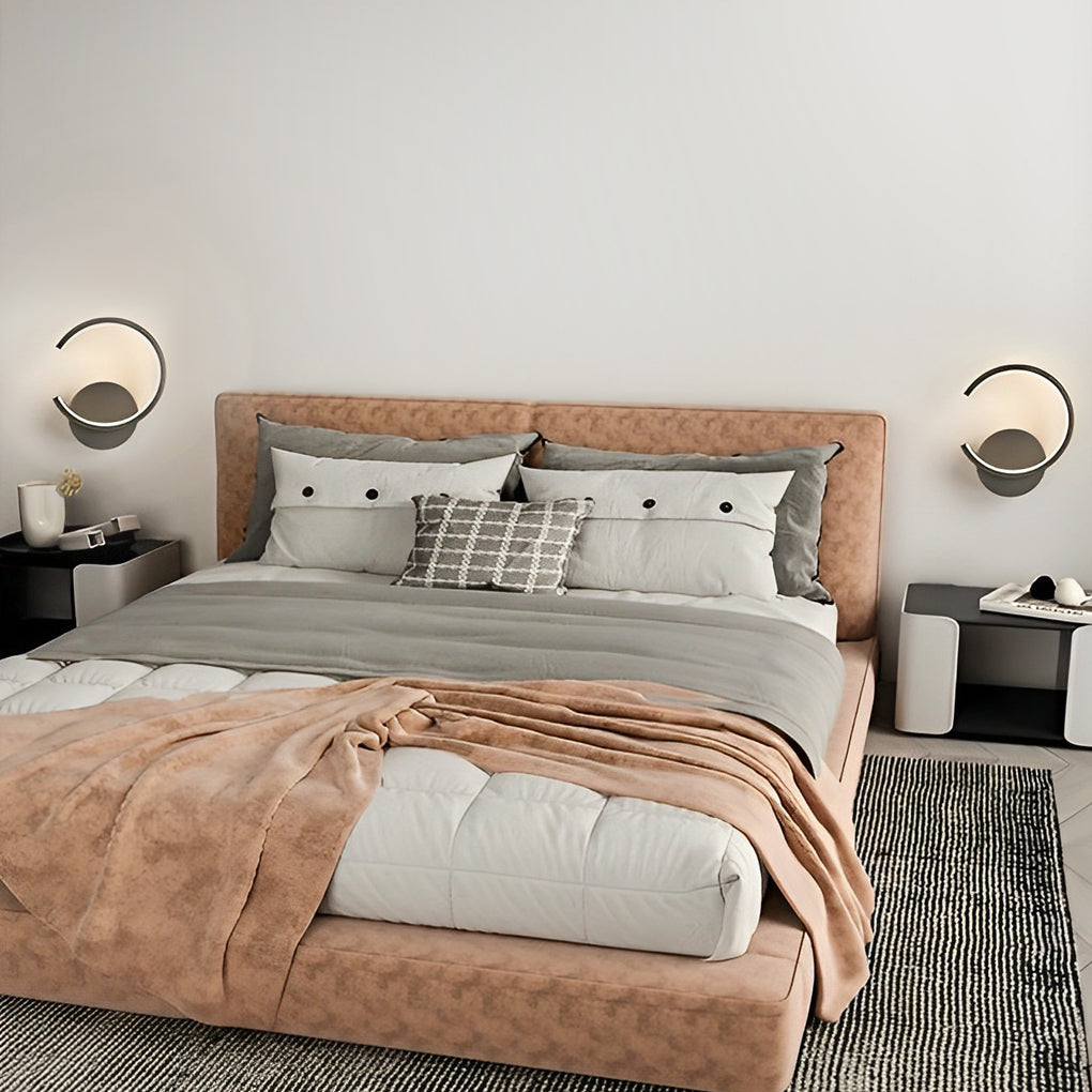 Round Stepless Dimming Nordic LED Wall Lamp