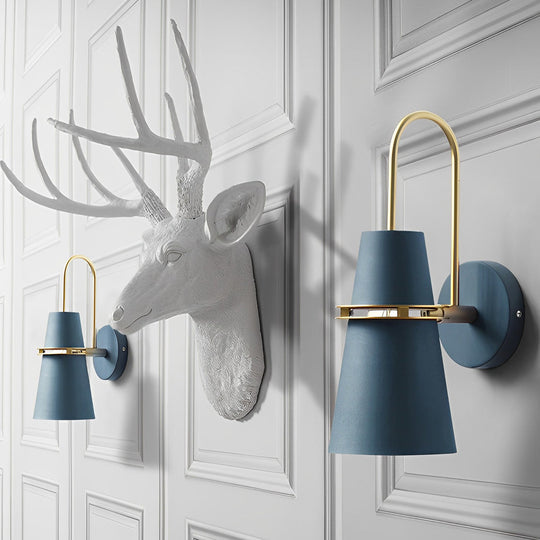 Creative Iron Nordic Wall Lamp Plug-In Sconce Lighting