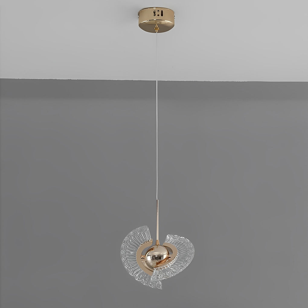 Creative Circle Anodized Acrylic LED Modern Pendant Light