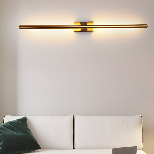 Electroplated Metal Linear LED Wall Sconce